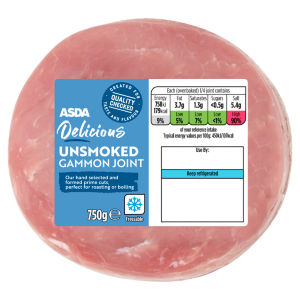 Delicious Unsmoked Gammon Joint 750g