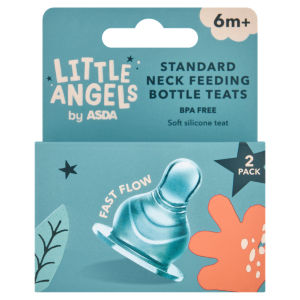 Little Angels Standard Neck Feeding Bottle Teats 6m+