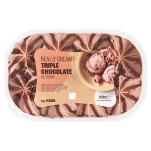Really Creamy Triple Chocolate Ice Cream 900ml