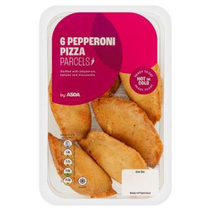 6 Pepperoni Pizza Parcels 150g