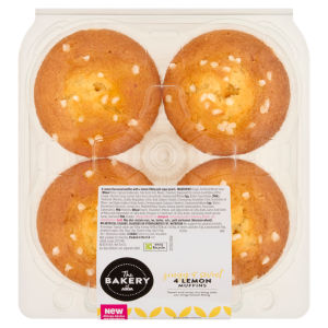The Bakery 4 Lemon Muffins