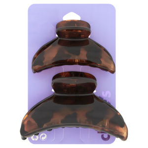 2 Tortoise Shell Hair Claws