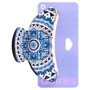6 Denim Print Hair Claws