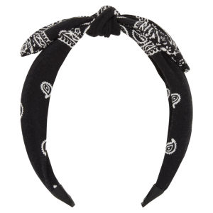 Black & White Bow Headband