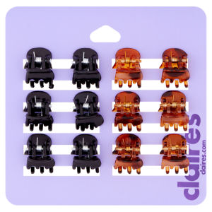 12 Mini Tort Hair Claws