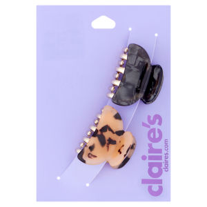 2 Tort and Marble Hair Claw