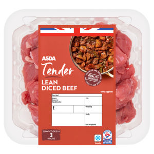 Tender Lean Diced Beef 400g
