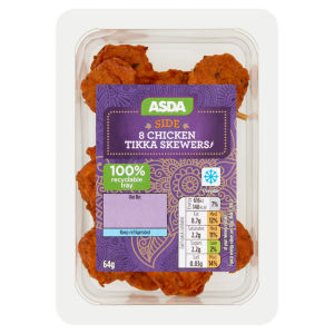 8 Chicken Tikka Skewers