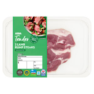 Tender 2 Lamb Rump Steaks 300g