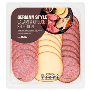 Scrummy German Style Salami & Cheese Selection 145g
