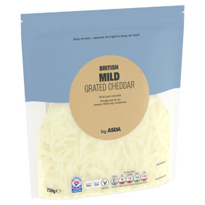 Grated Mild British Cheddar 250g