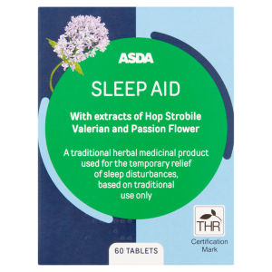 Sleep Aid with Extracts of Hop Strobile Valerian and Passion Flower 60 Tablets