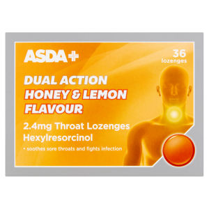 Dual Action Honey & Lemon Flavour 36 Lozenges