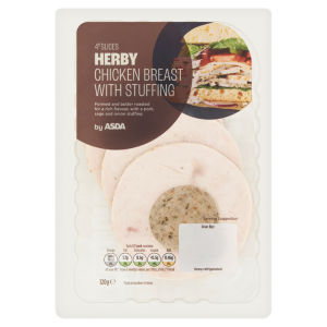 Herby Chicken Breast with Stuffing 4 Slices 120g