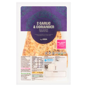 2 Garlic & Coriander Naans