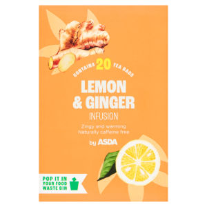 20 Lemon & Ginger Infusion Tea Bags 40g