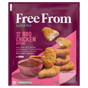 Free From by  12 BBQ Chicken Dippers 360g