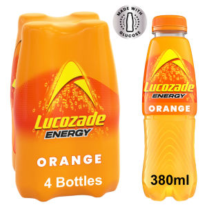 Lucozade Energy Orange 4 X 380Ml
