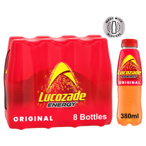 Lucozade Energy Original 8 Pack 380Ml