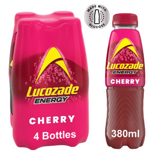 Lucozade Energy Drink Wild Cherry 4x380ML