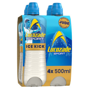 Lucozade Sport Drink Ice Kick Jude Bellingham Edition 4 x 500ml