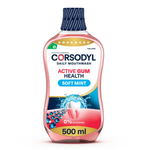 Corsodyl Act Gum Health Mouthwash Soft Mint 500Ml