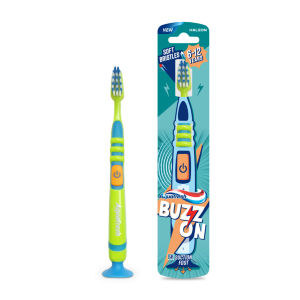 Kids Toothbrush, Buzz On Battery Powered, Ages 6-12 Years