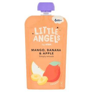 Little Angels Organic Mango, Banana & Apple 6m+ 120g