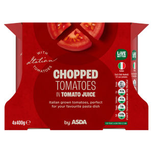 Chopped Tomatoes in Tomato Juice 4 x 400g