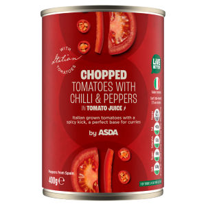 Chopped Tomatoes with Chilli and Peppers 400g