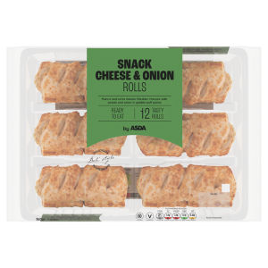 Snack Cheese & Onion Rolls 12 x 30g (360g)