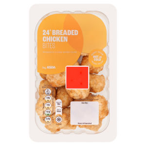 24 Breaded Chicken Bites 192g