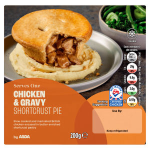 Chicken & Gravy Shortcrust Pie 200g