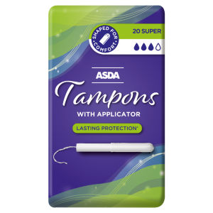 20 Super Tampons with Applicator