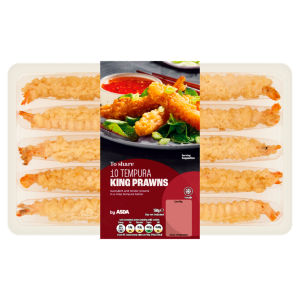 To Share 10 Tempura King Prawns 150g