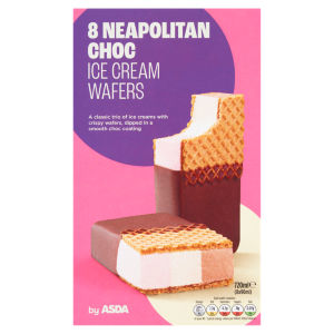 Neapolitan Wafers Ice Cream Sandwiches 8 Pack