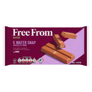 Free From 5 Wafer Snap Chocolate Bars 5 x 21.5g (107g)