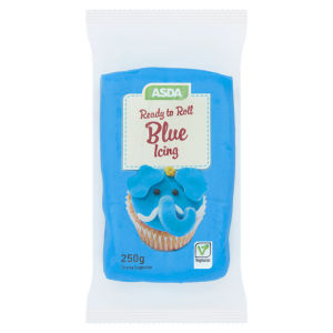 Asda Ready to Roll Blue Icing 250g