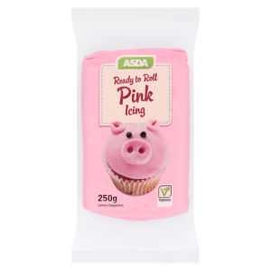 Asda Ready to Roll Pink lcing 250g