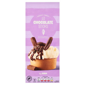 10 Chocolate Sticks 75g