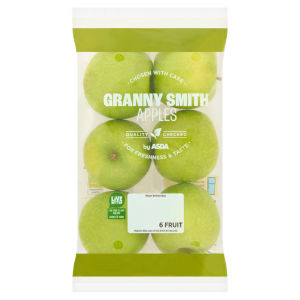 6 Tart & Juicy Granny Smith Apples