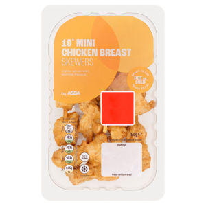 10 Mini Chicken Breast Skewers 120g