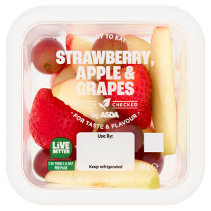 Sweet & Juicy Strawberry, Apple & Grapes 130g