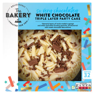 The Bakery White Chocolate Triple Layer Party Cake