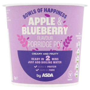Apple & Blueberry Flavour Porridge Pot 57g