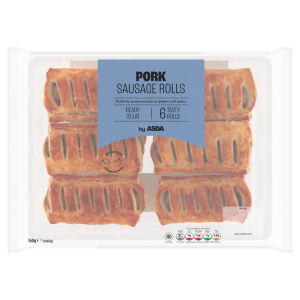 Pork Sausage Rolls 6 x 60g (360g)