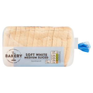 The Bakery Soft White Medium Sliced 400g