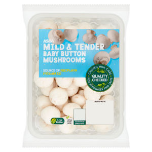 Mild & Tender Baby Button Mushrooms 200g