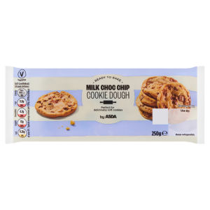 Milk Choc Chip Cookie Dough 250g