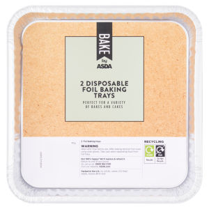 BAKE by  2 Disposable Foil Baking Trays